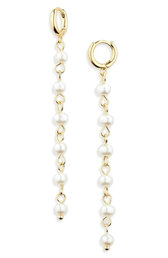 商品Nordstrom|Demi Fine Faux Pearl Linear Drop Earrings,价格¥95,第1张图片