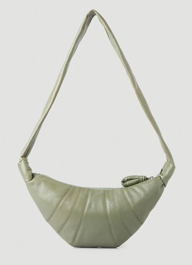 商品Lemaire|Croissant Small Shoulder Bag in Green,价格¥8616,第3张图片详细描述