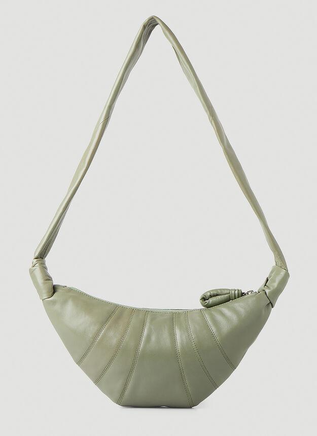 商品Lemaire|Croissant Small Shoulder Bag in Green,价格¥7147,第5张图片详细描述