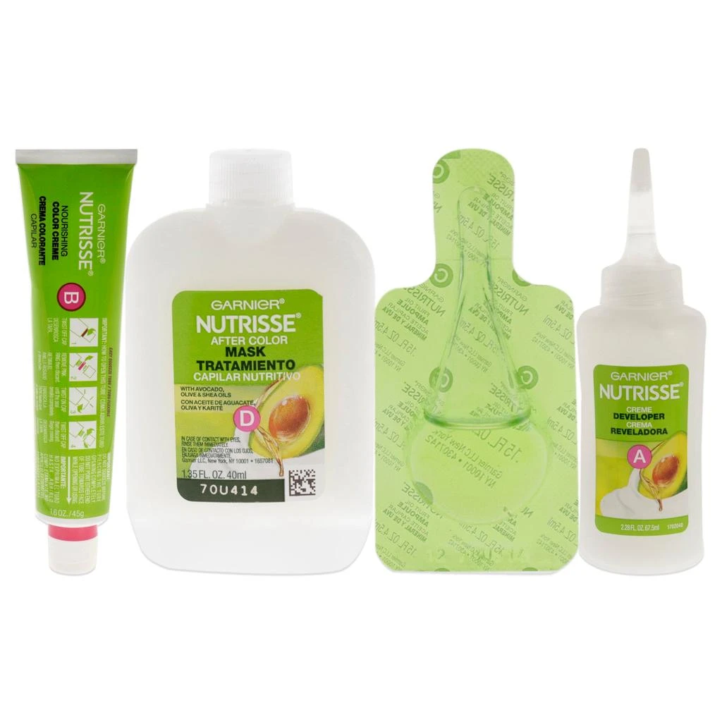 商品Garnier|Nutrisse Nourishing Color Creme #60 Light Natural Brown by Garnier for Unisex - 1 Application Hair Color,价格¥126,第3张图片详细描述
