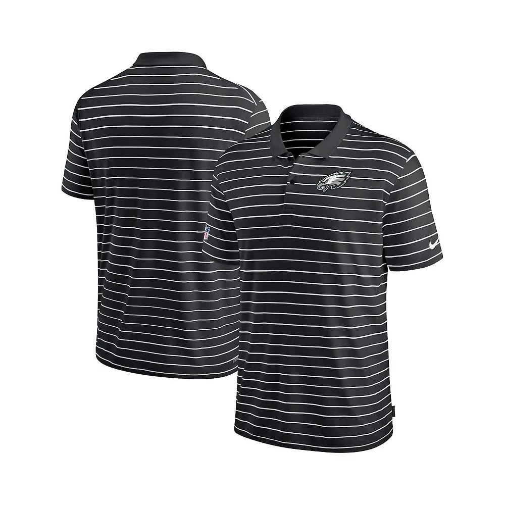 商品NIKE|Men's Black Philadelphia Eagles Sideline Lock Up Victory Performance Polo Shirt,价格¥535,第1张图片