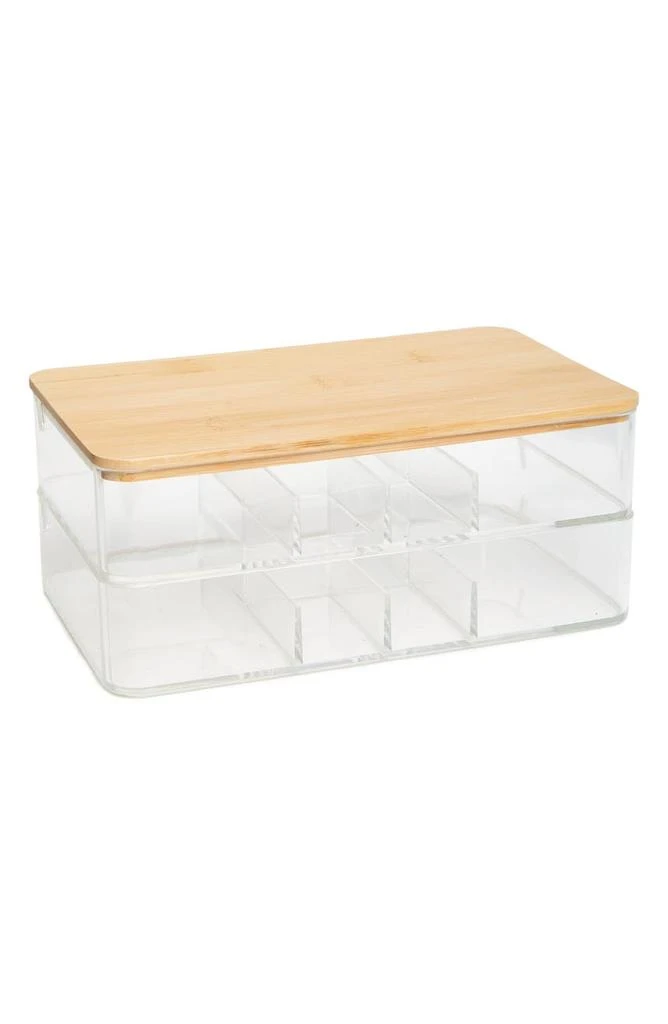 商品DIAMOND HOME|Cosmetic Organizer with Mirror,价格¥140,第1张图片
