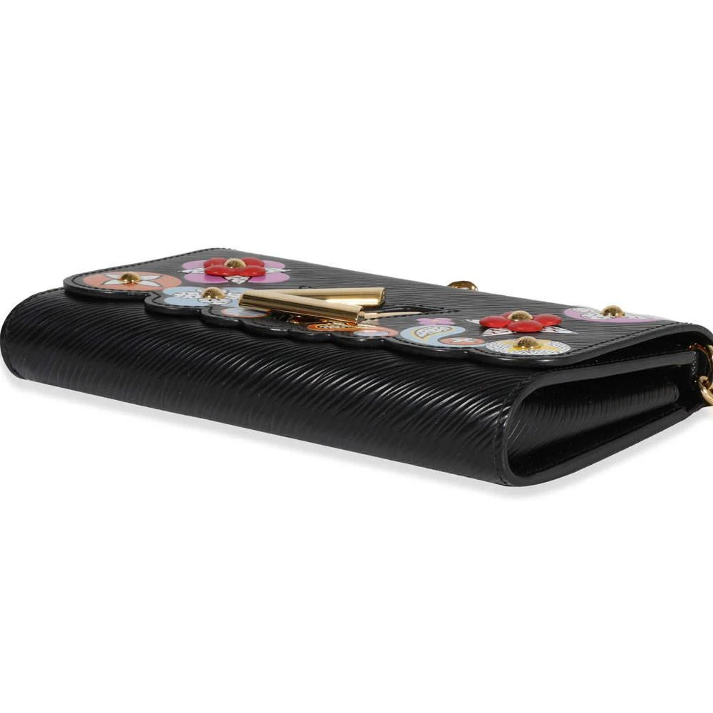 Louis Vuitton Black Epi Leather Blooming Flowers Twist Wallet on Chain 商品