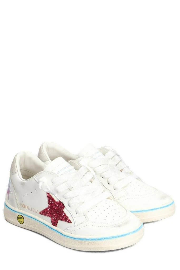 商品Golden Goose|Golden Goose Kids Ball Star New Glitter Embellished Sneakers,价格¥1558,第3张图片详细描述