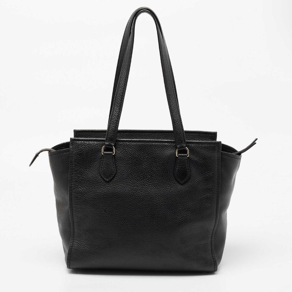 商品[二手商品] Kate Spade|Kate Spade Black Leather Small Jackson Street Hayden Tote,价格¥1320,第6张图片详细描述