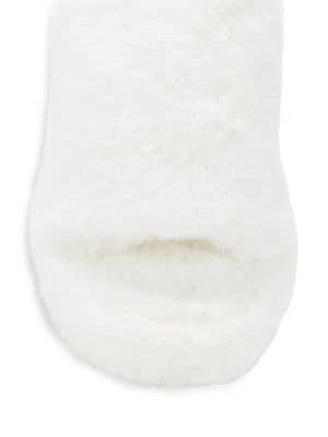 商品DKNY|Zeynep Faux Fur Slingback Flat Slippers,价格¥148,第5张图片详细描述