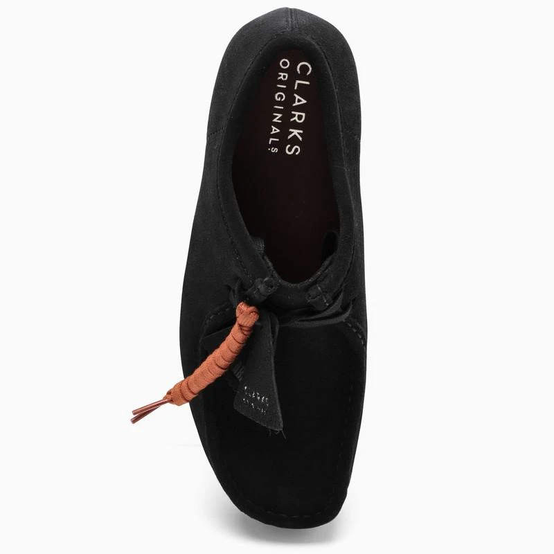 商品Clarks|Black suede low derby shoes,价格¥835,第3张图片详细描述