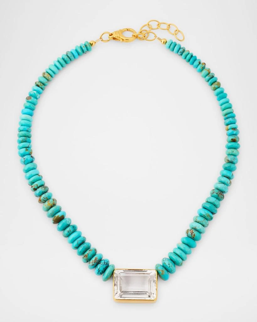 商品Dina Mackney|Turquoise Choker Necklace,价格¥3706,第1张图片