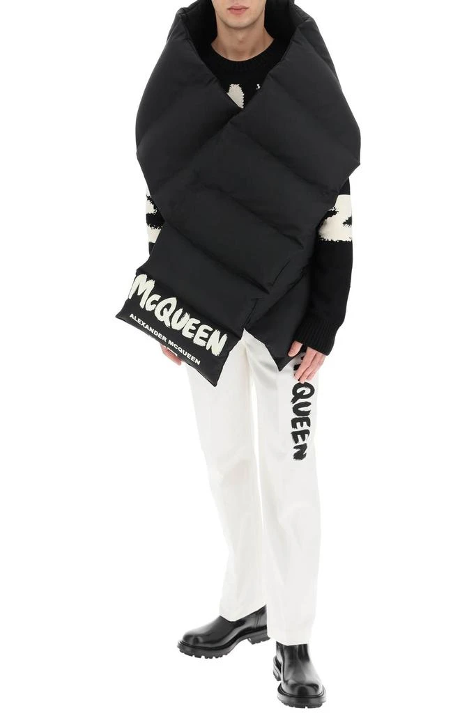 商品Alexander McQueen|'GRAFFITI' PADDED SCARF,价格¥1906,第2张图片详细描述