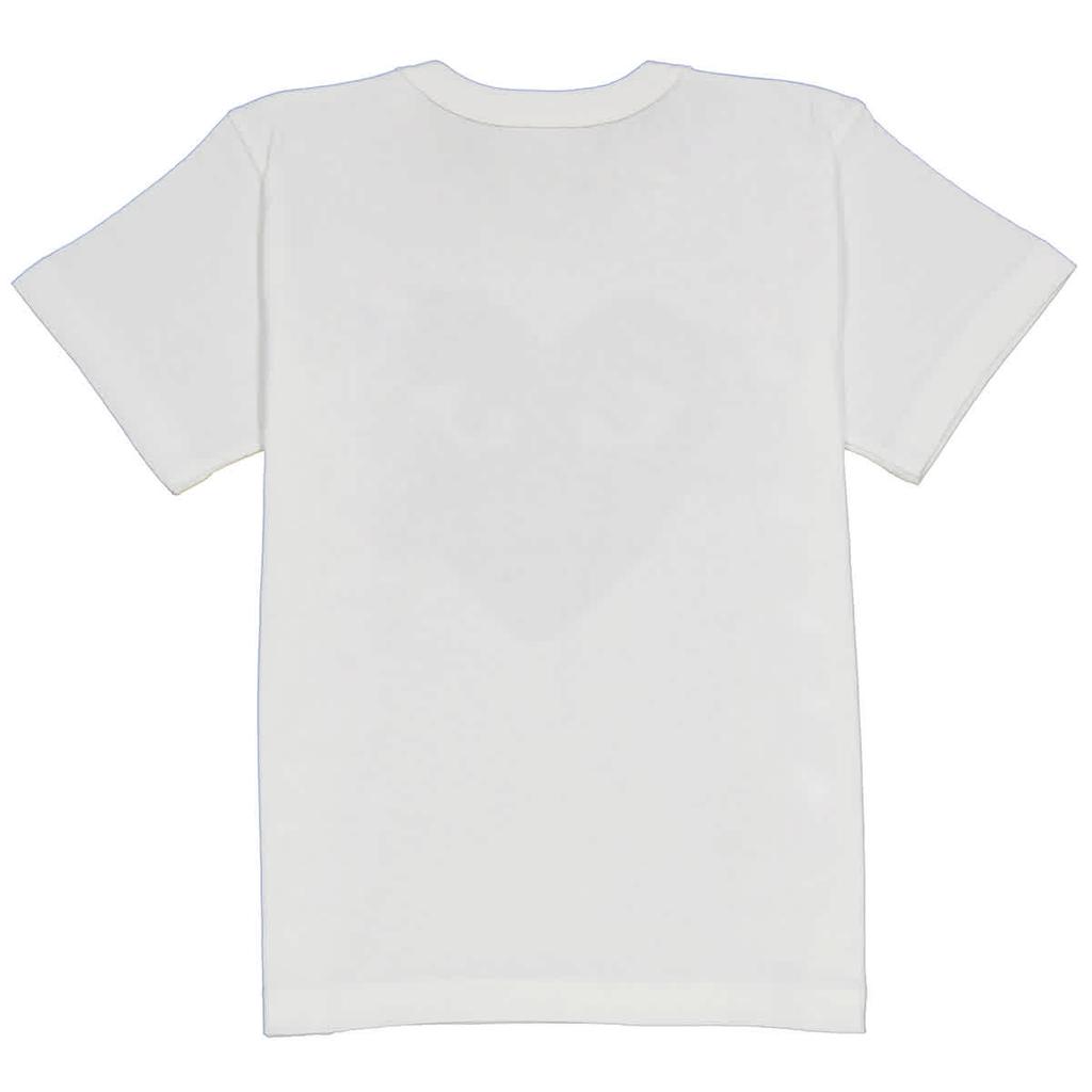 Comme Des Garcons Kids Big Heart Print Short Sleeve T-shirt, Size 4Y商品第2张图片规格展示