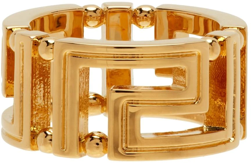 商品Versace|Gold Grecamania Ring,价格¥2002,第1张图片