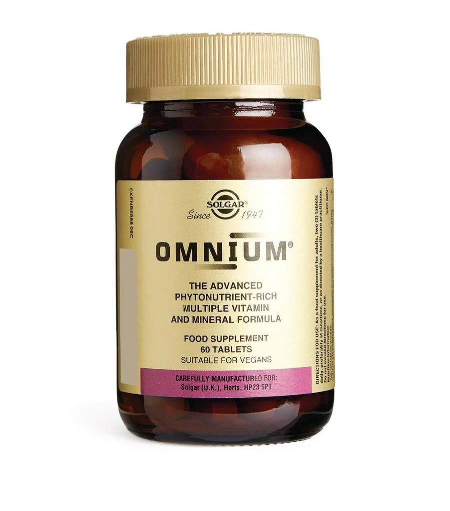 商品Solgar|Omnium Multivitamin (60 Tablets),价格¥523,第1张图片