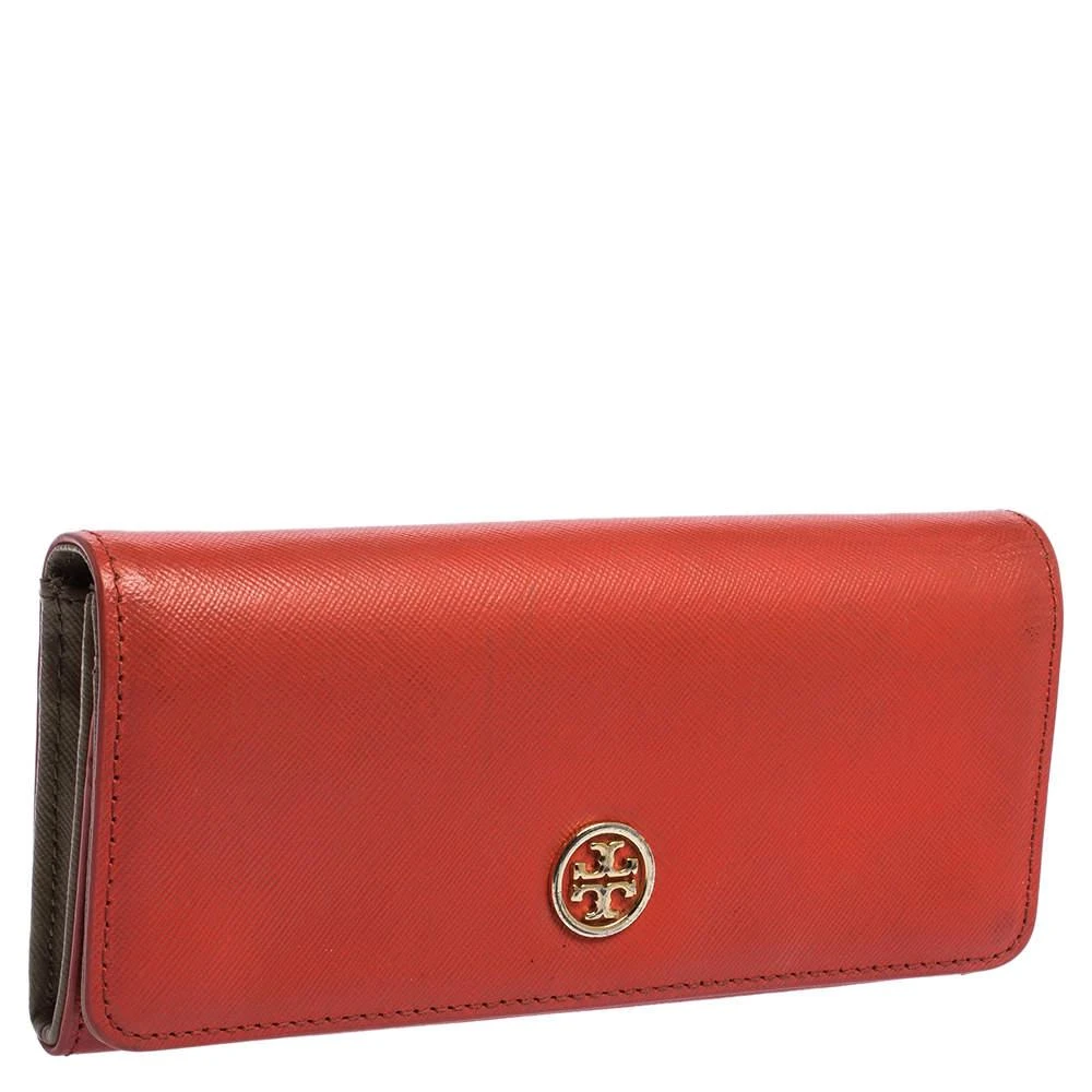 商品[二手商品] Tory Burch|Tory Burch Red Leather Robinson Flap Continental Wallet,价格¥852,第3张图片详细描述