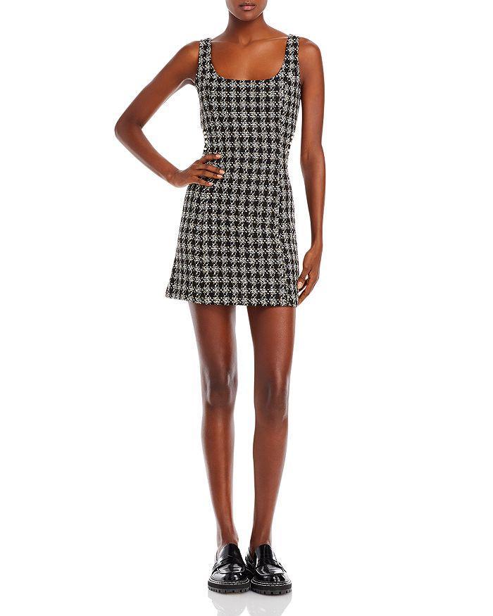 商品AQUA|Tweed Cutout Mini Dress,价格¥493,第6张图片详细描述