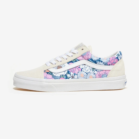 商品Vans|【Brilliant|包邮包税】万斯 OLD SKOOL 女生  运动鞋 帆布鞋  VN0A5KRFB0G (RETRO FLORAL) MULTI/TRUE WHITE,价格¥354,第1张图片