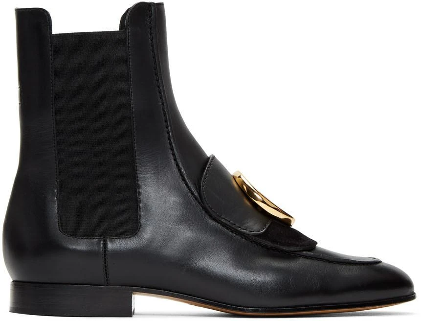商品Chloé|Black 'Chloé C' Chelsea Boots,价格¥3667,第1张图片