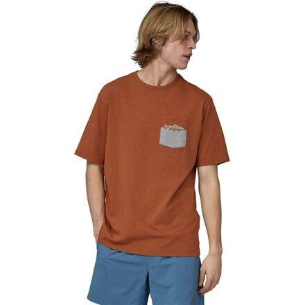 商品Patagonia|Wild Waterline Pocket Responsibili-Tee - Men's,价格¥110,第2张图片详细描述