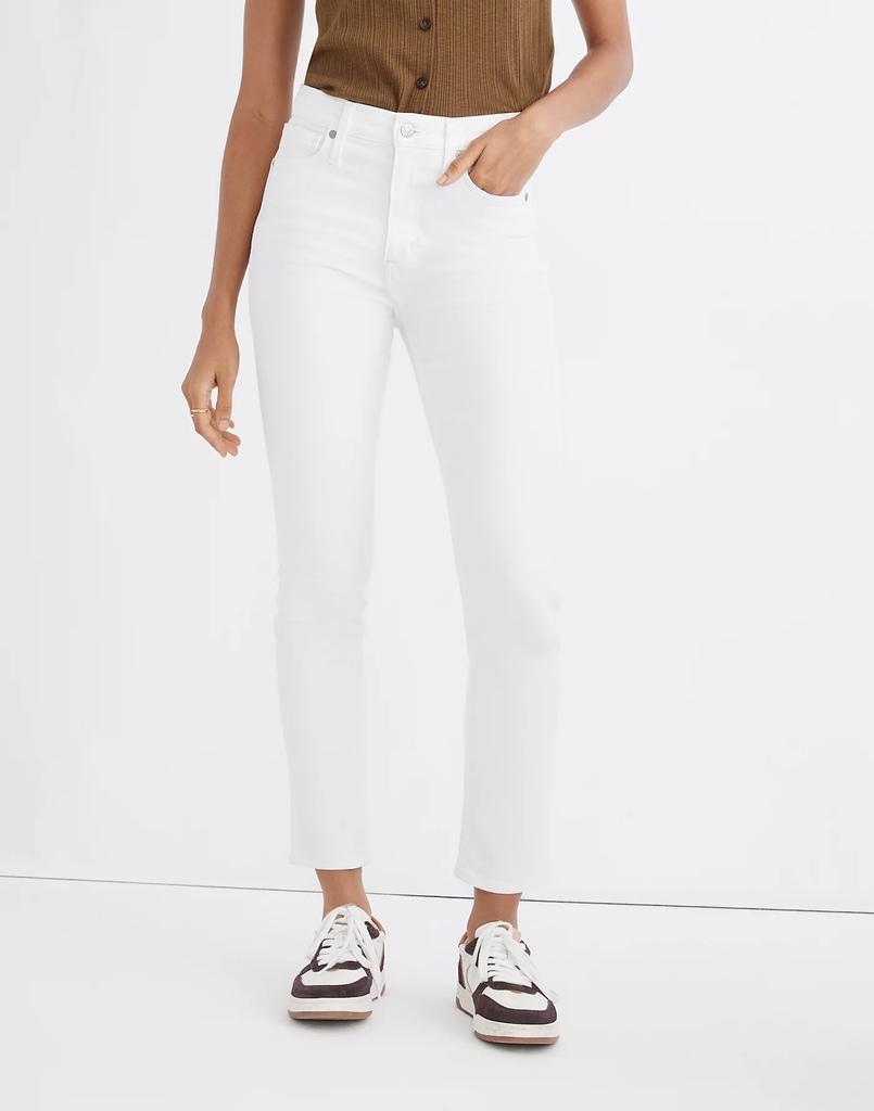 商品Madewell|Stovepipe Jeans in Pure White,价格¥748,第6张图片详细描述