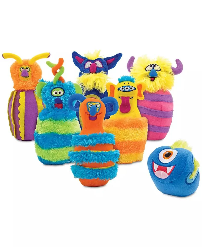 商品Melissa & Doug|Melissa & Doug Monster Plush 6-Pin Bowling Game,价格¥195,第2张图片详细描述