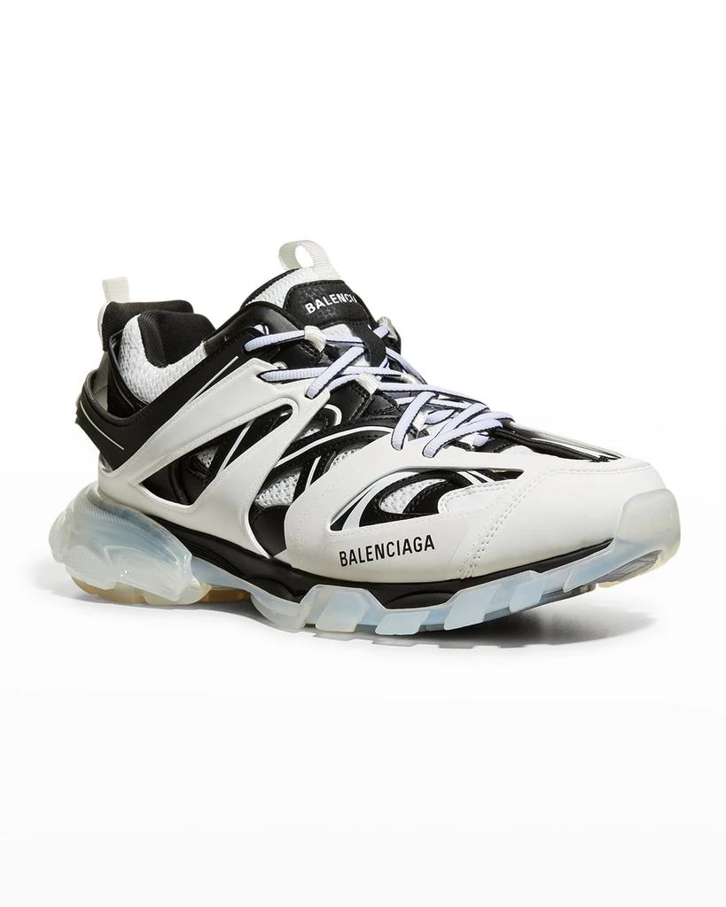 商品Balenciaga|Men's Track Clear-Sole Caged Trainer Sneakers,价格¥2098,第2张图片详细描述