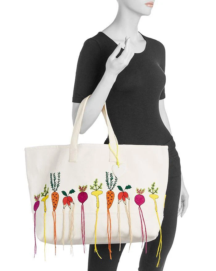 商品Kerri Rosenthal|Good Veg Small Canvas Tote ,价格¥665,第2张图片详细描述