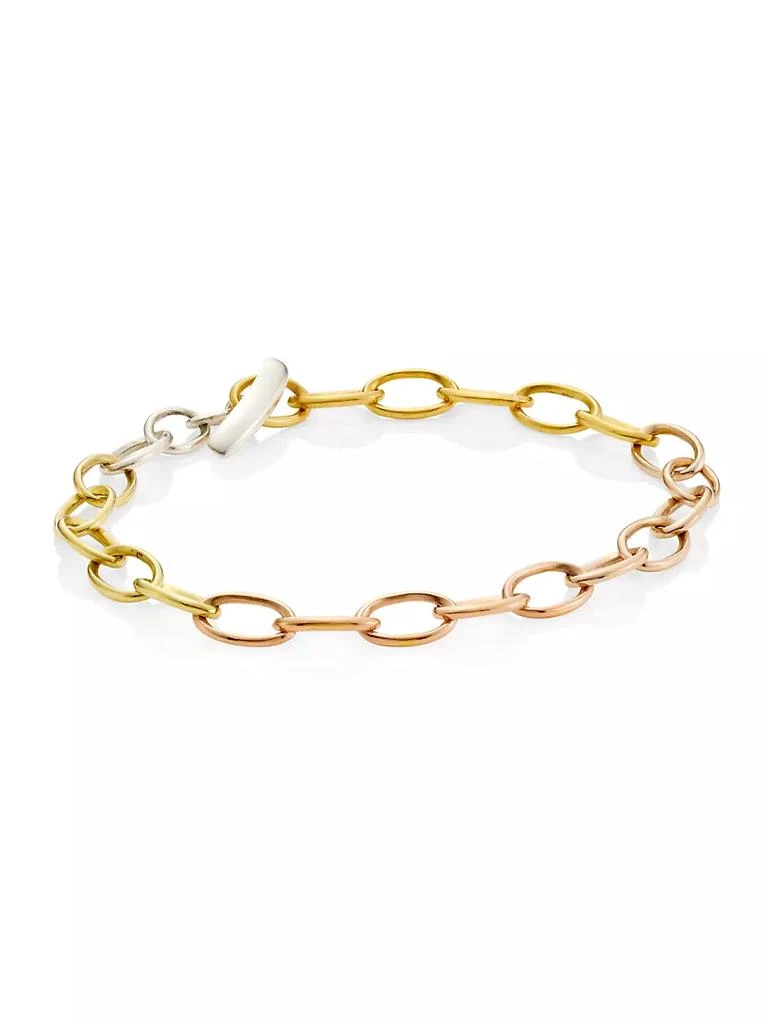 商品EN Studio|Rainbow Connection 22K Gold, 18K Gold & Sterling Silver Link Bracelet,价格¥31328,第1张图片