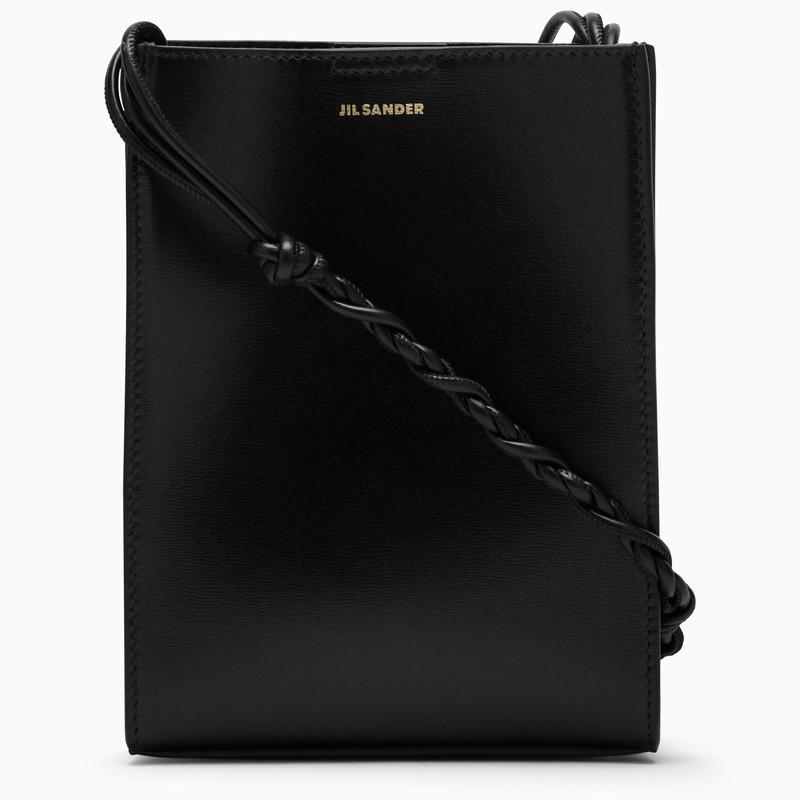 商品Jil Sander|Tangle black leather shoulder bag,价格¥3975,第1张图片