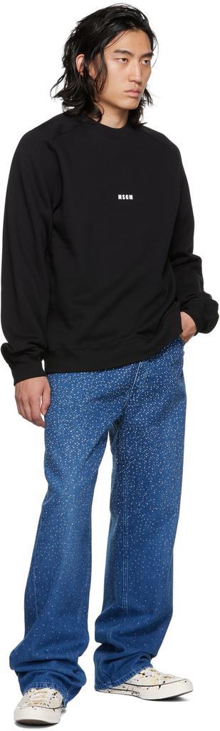 商品MSGM|Black Felpa Sweatshirt,价格¥804,第6张图片详细描述