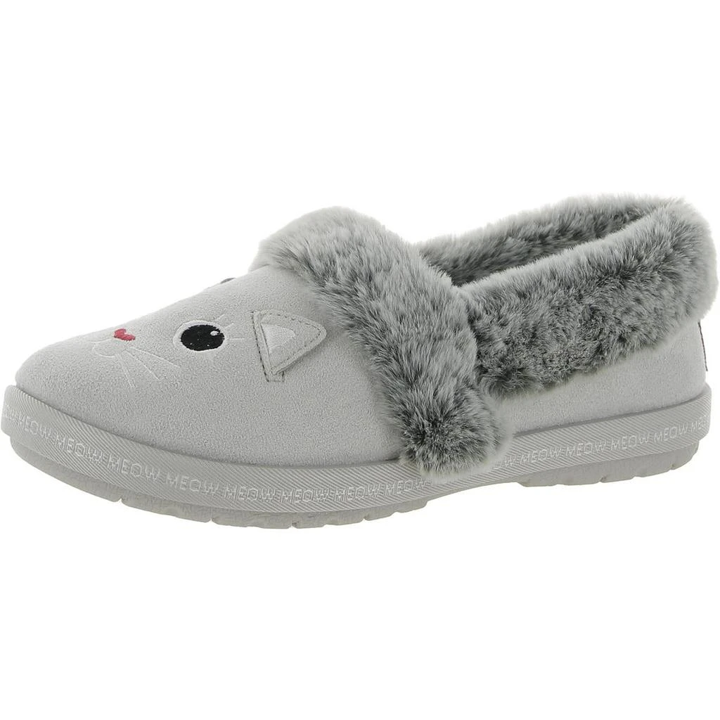 商品SKECHERS|BOBS From Skechers Womens Meow Pajamas Faux Fur Slip On Casual Shoes,价格¥179,第1张图片