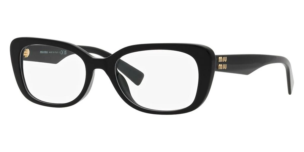 商品Miu Miu|Demo Rectangular Ladies Eyeglasses MU 07VV 1AB1O1 53,价格¥974,第1张图片