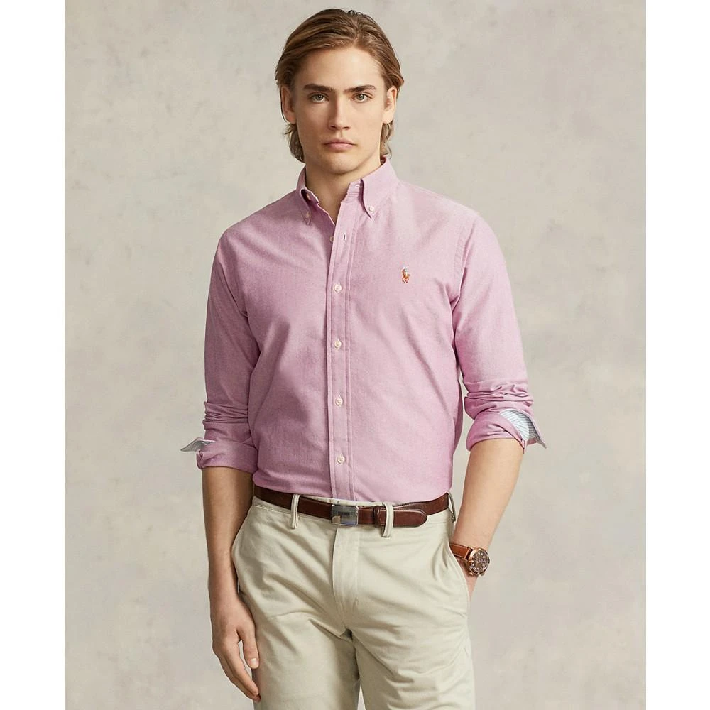 商品Ralph Lauren|Men's The Iconic Cotton Oxford Shirt,价格¥537,第1张图片