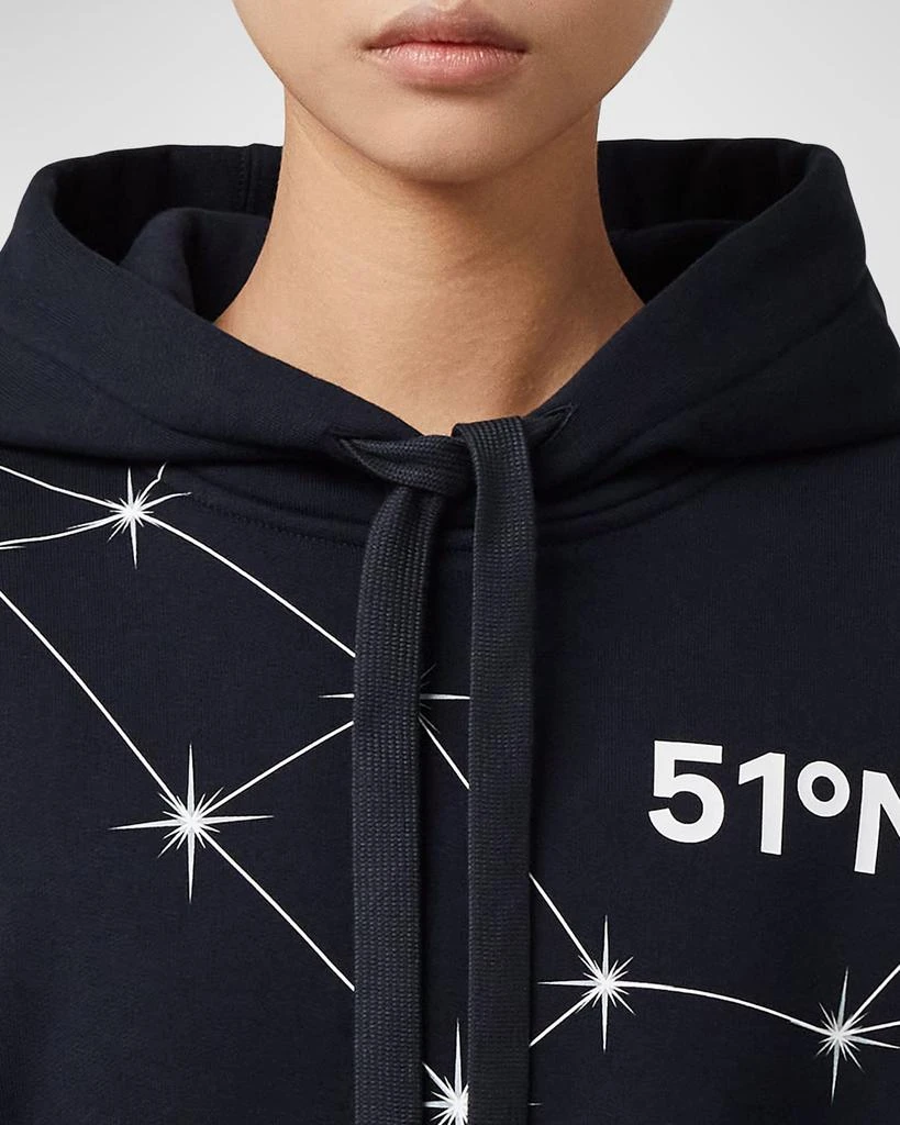 商品Burberry|Jenny Constellation Coordinate-Print Crop Hoodie,价格¥3240,第5张图片详细描述