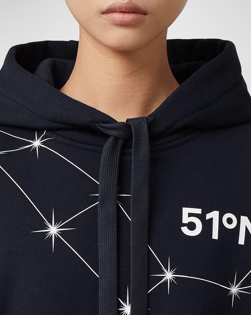 商品Burberry|Jenny Constellation Coordinate-Print Crop Hoodie,价格¥5971,第7张图片详细描述