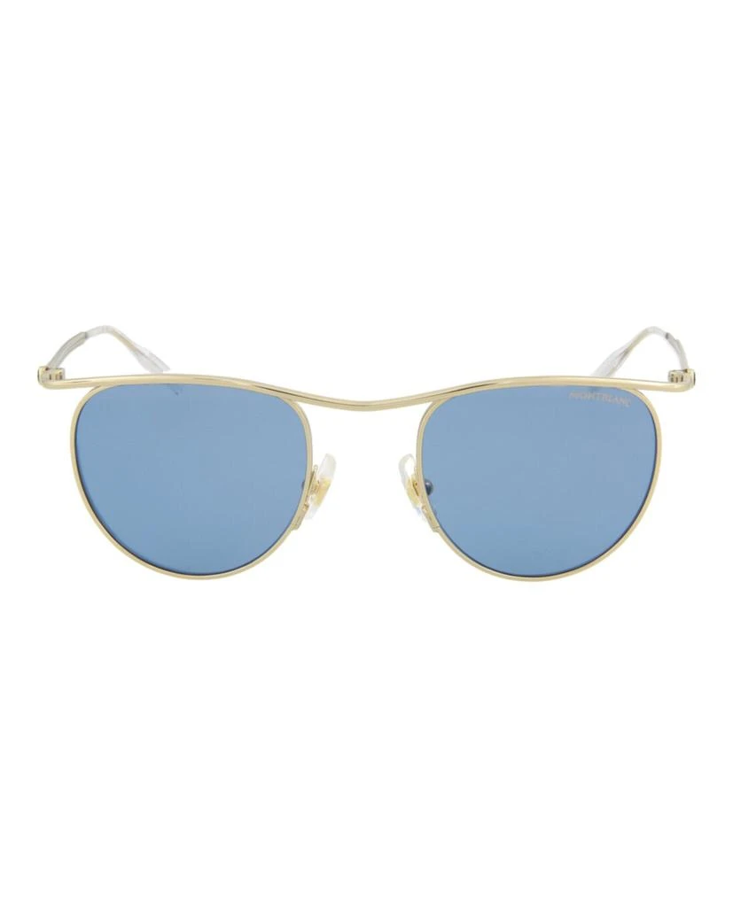 商品MontBlanc|Round-Frame Metal Sunglasses,价格¥1467,第1张图片