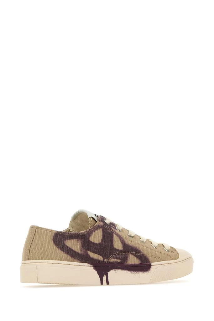 商品Vivienne Westwood|Cappuccino canvas Plimsoll Low Top 2.0 sneakers,价格¥1340,第2张图片详细描述