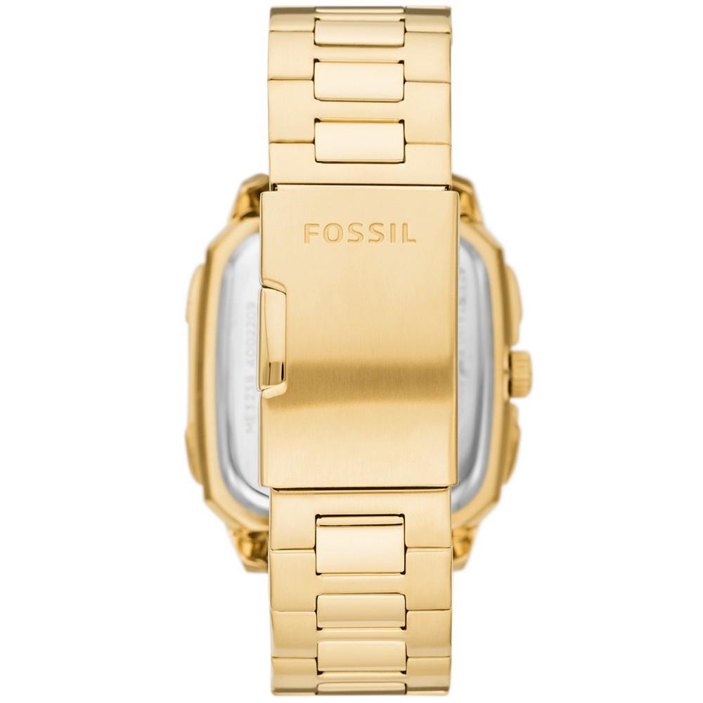 Men's Inscription Automatic Gold-Tone Stainless Steel Bracelet Watch, 42mm商品第3张图片规格展示