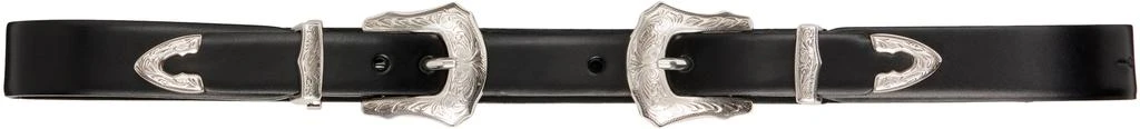 商品Toga Pulla|Black Double Buckle Belt,价格¥2389,第1张图片详细描述