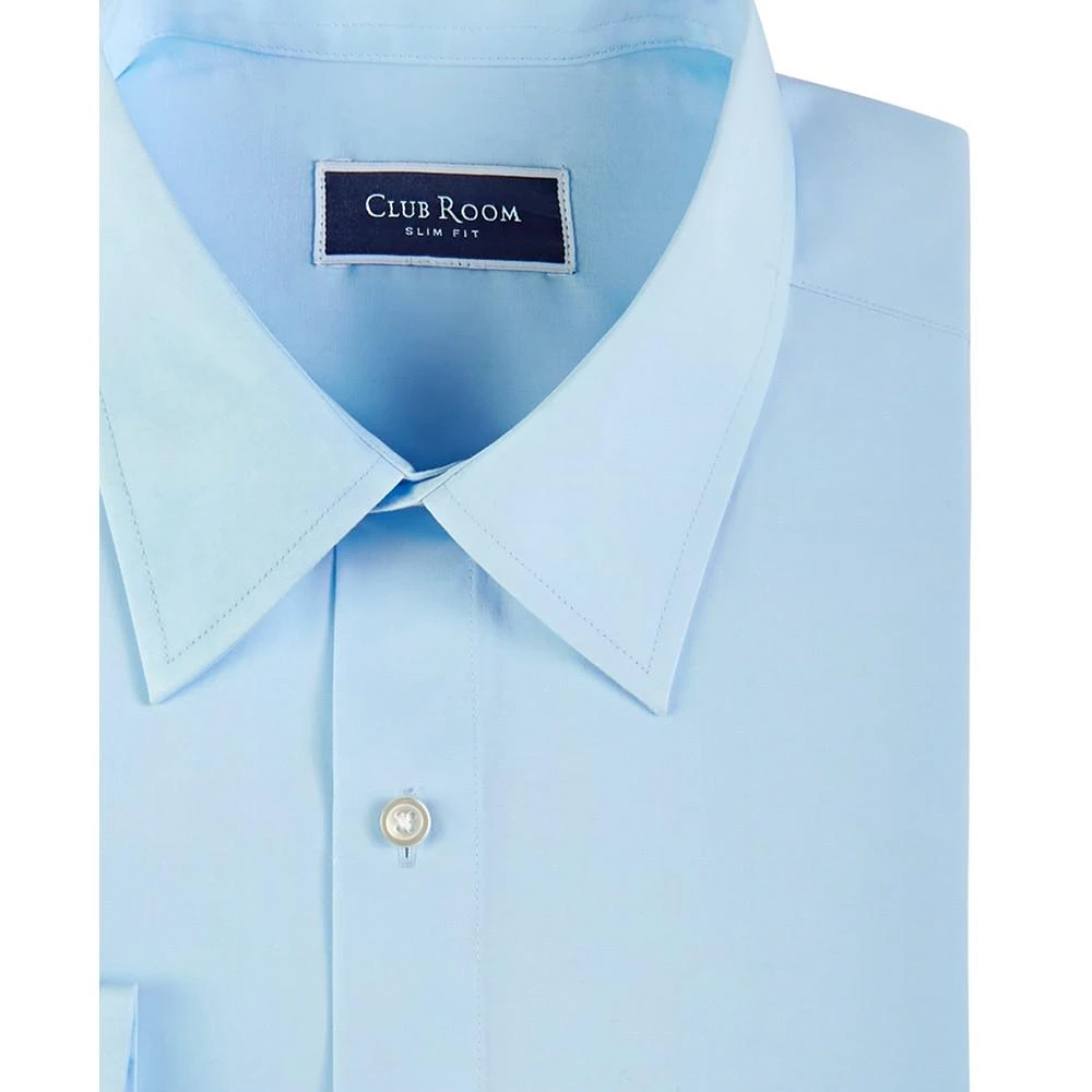 商品Club Room|Men's Slim Fit Solid Dress Shirt, Created for Macy's,价格¥109,第3张图片详细描述