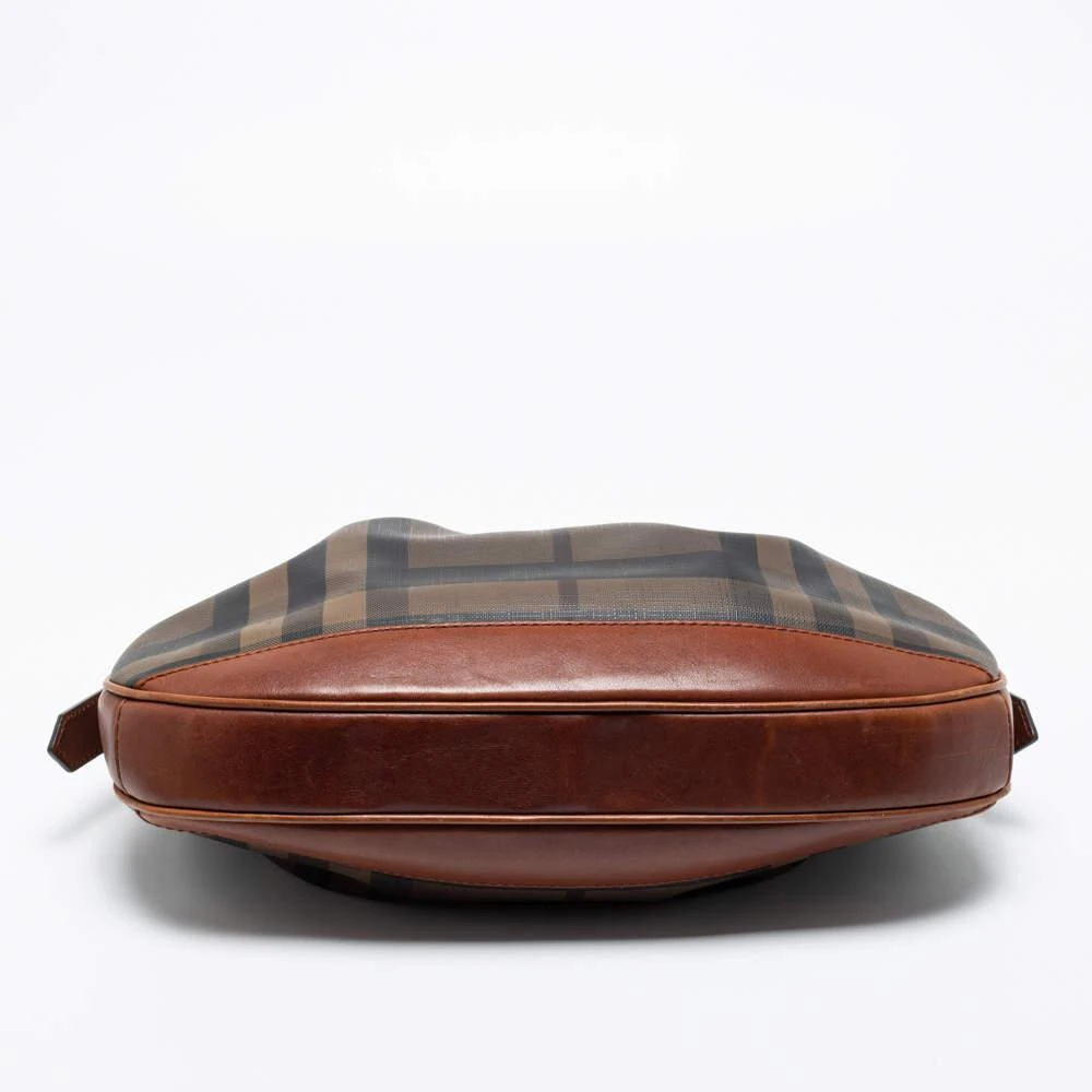 Burberry Brown Smoked Check PVC and Leather Small Brooklyn Hobo 商品