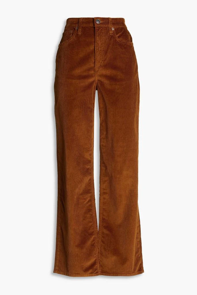 商品Rag & Bone|Logan cotton-blend corduroy wide-leg pants,价格¥737,第1张图片