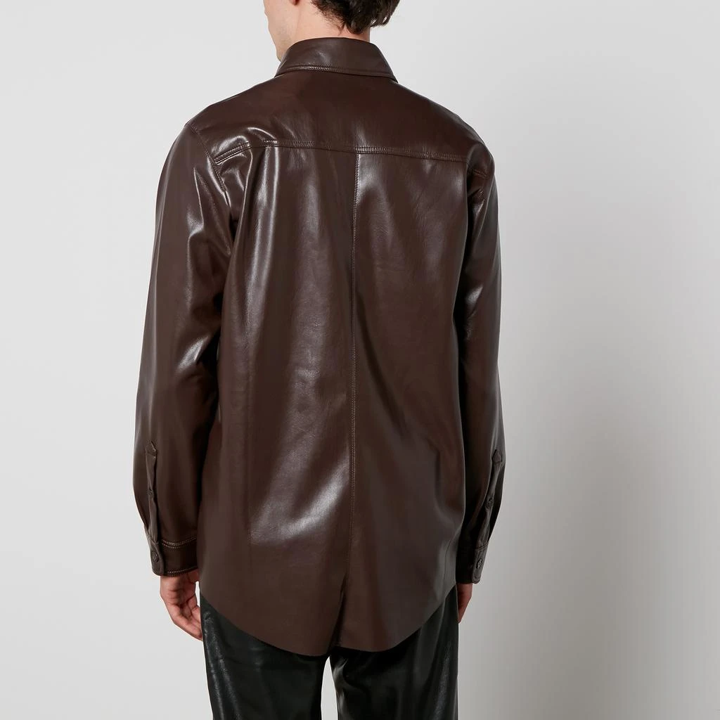 商品Nanushka|Nanushka Landis Faux Leather Shirt,价格¥1015,第2张图片详细描述