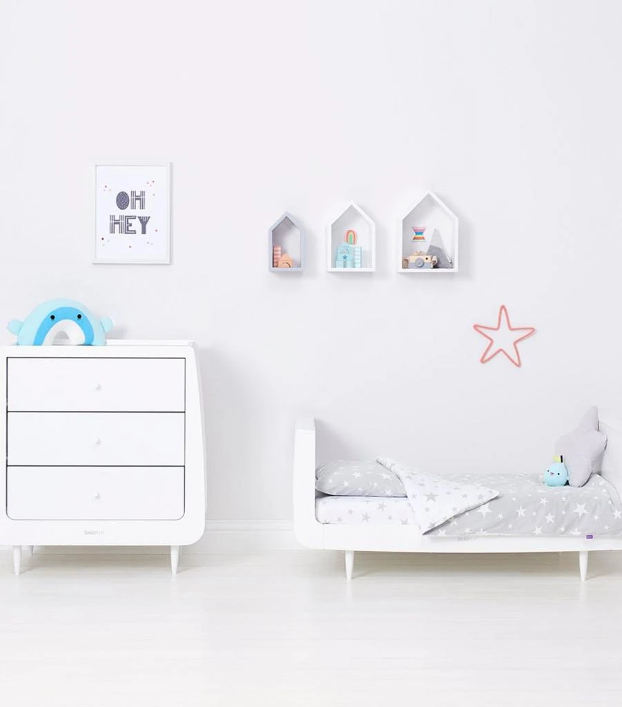 商品Snüz|Star Print Duvet Cover & Pillowcase Set,价格¥320,第4张图片详细描述