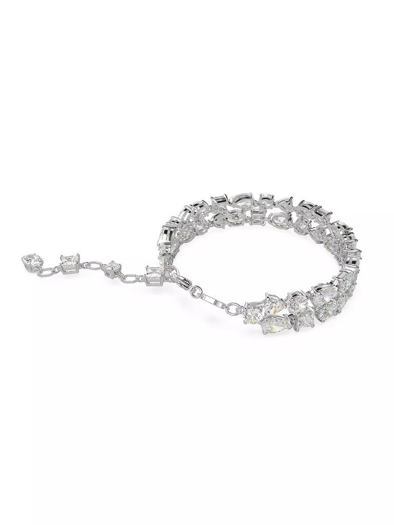商品Swarovski|Mesmera Rhodium-Plated & Swarovski Crystal Double-Row Bracelet,价格¥2843,第4张图片详细描述