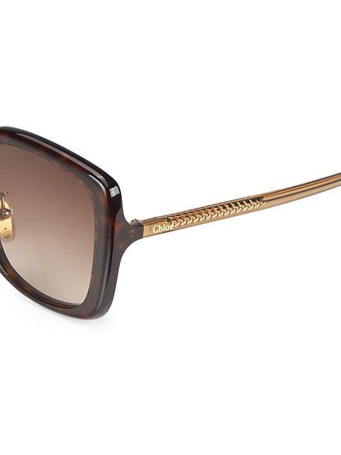 商品Chloé|Esther 57MM Square Sunglasses,价格¥2239,第5张图片详细描述