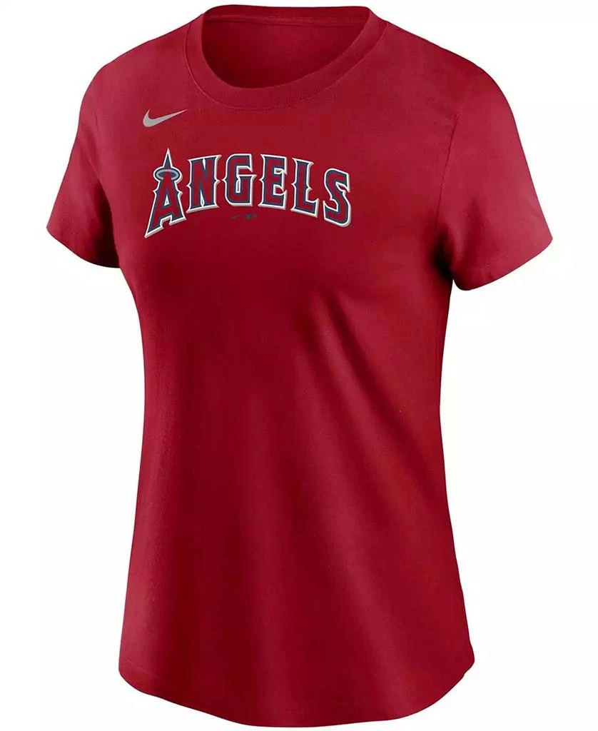商品NIKE|Women's Mike Trout Red Los Angeles Angels Name Number T-shirt,价格¥239,第2张图片详细描述