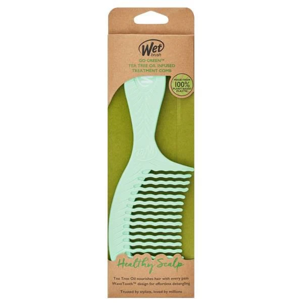 商品WetBrush|WetBrush Go Green Detangling Comb - Tea Tree,价格¥81,第3张图片详细描述