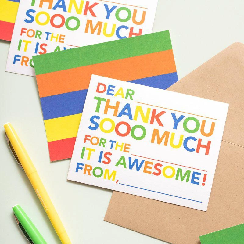 商品Joy Creative Shop|Kids Fill in Thank You Notes,价格¥113,第2张图片详细描述