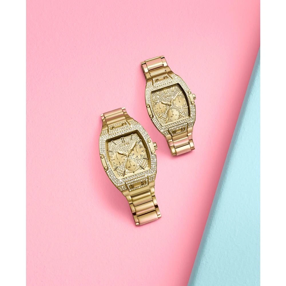 商品GUESS|Women's Gold-Tone Stainless Steel Bracelet Watch 38mm,价格¥1010,第5张图片详细描述