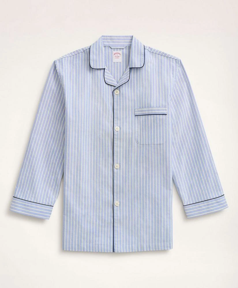 商品Brooks Brothers|Cotton Oxford Stripe Pajamas,价格¥412,第1张图片