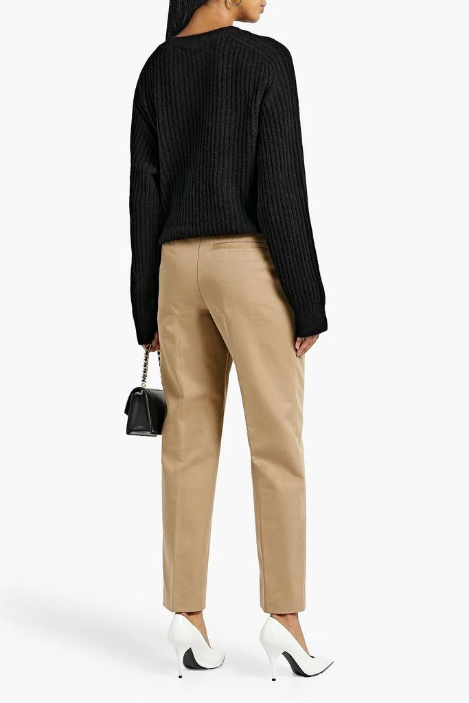 商品Alexander Wang|Ribbed alpaca-blend sweater,价格¥1617,第3张图片详细描述